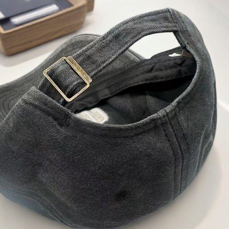 Letter Embroidery Washed Baseball Cap - Mother's Day MOM & DAD Hat