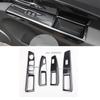 LHD RHD For Chevrolet Cruze 2009-2013 2015 ABS Carbon Fiber Window Switch Lift Button Cover Trim Interior Accessories Cutylin