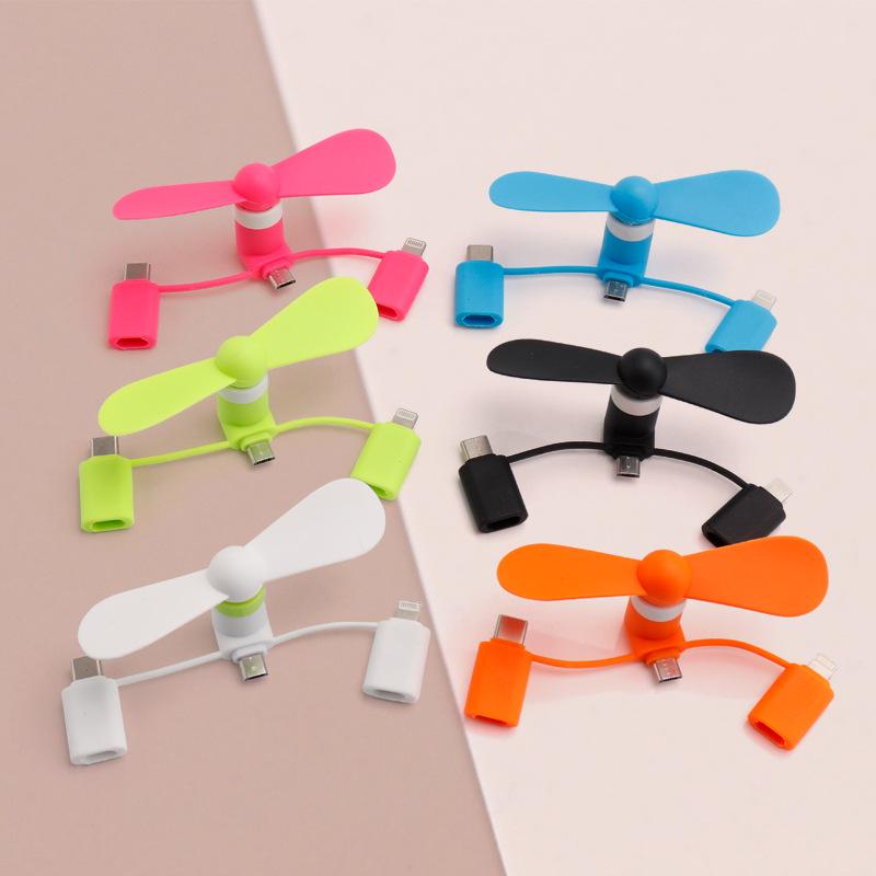 Portable USB Mini Phone Fan for Android & Apple