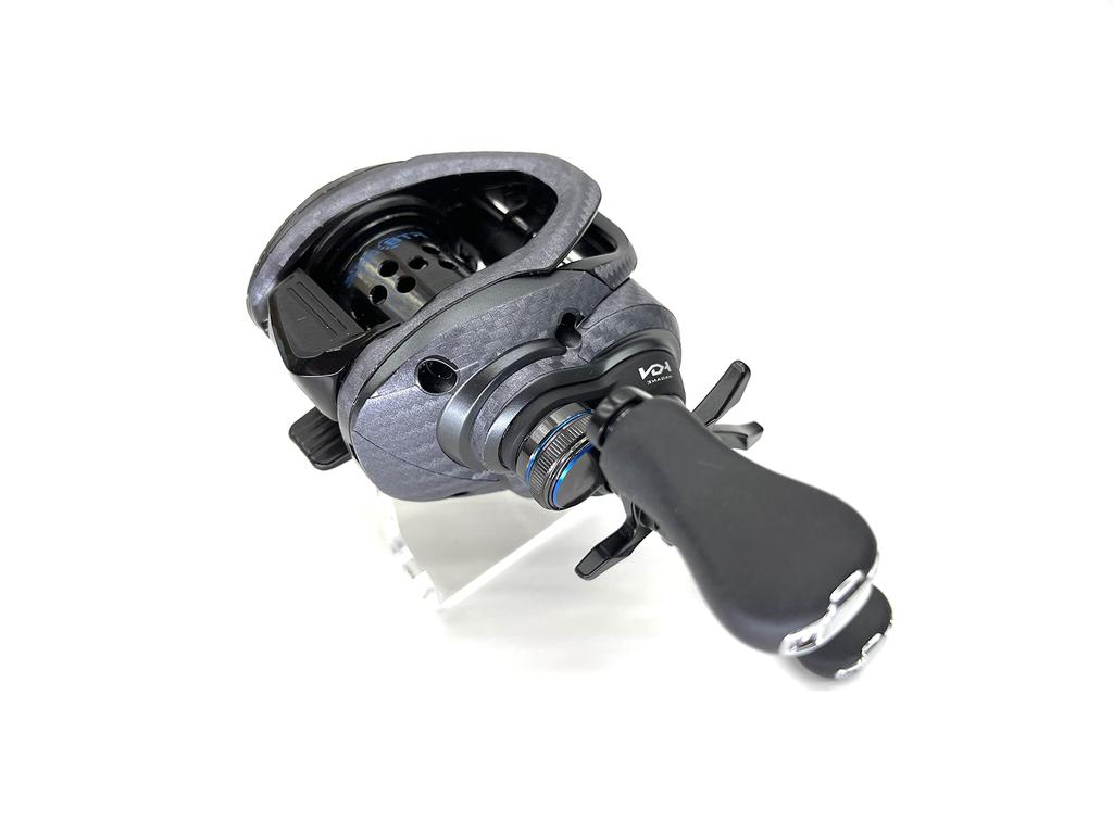 CUSTOM Custom Decal for YOROI 25SLXBFS and 21SLXBFS Baitcasting Scratch Protection SEAT.JP Reels, (Silver, Right-Handed)