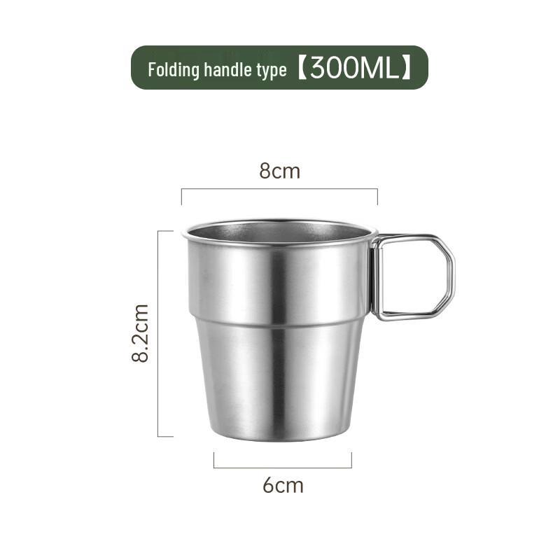 

cmaos 300ML Stainless Steel Outdoor Water Bottle