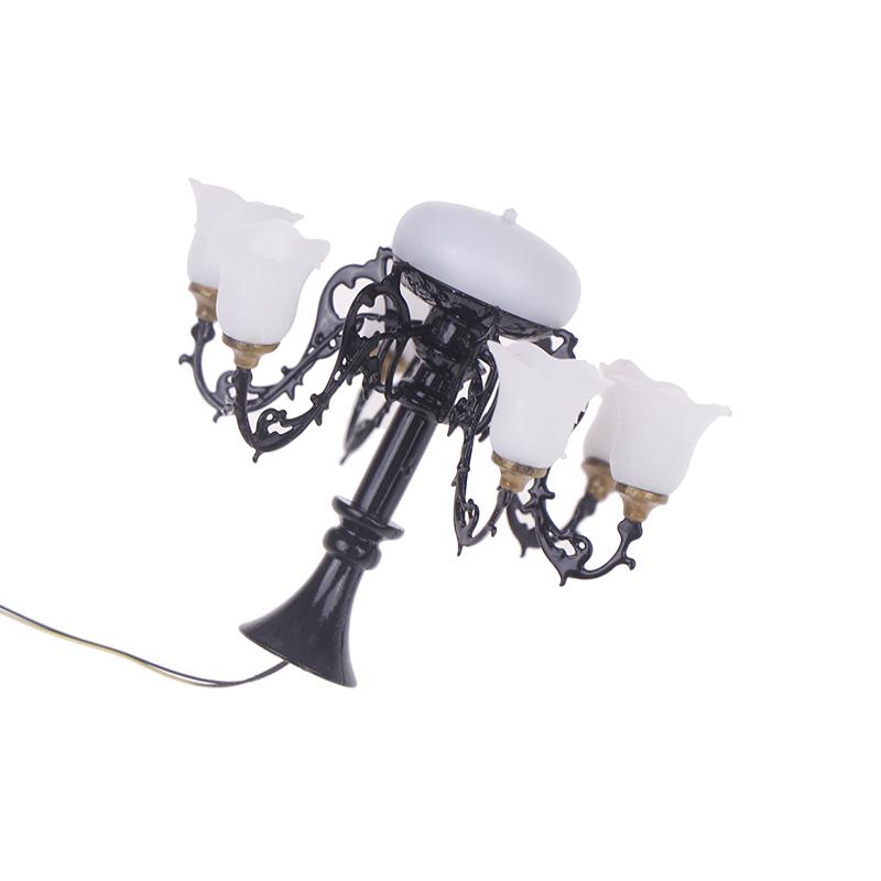 Miniatyr Dukkehus Taklampe Vegglampe Skrivebordslampe Mini LED-belysning Hjemmedekorasjon Dukke Møbler Leke Kan Være Sterk