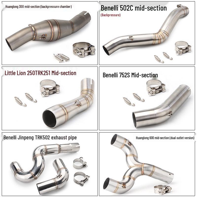 Huanglong Series Motorcycle Exhaust Pipe for Benelli 300/600/502C/Hurricane 302/752