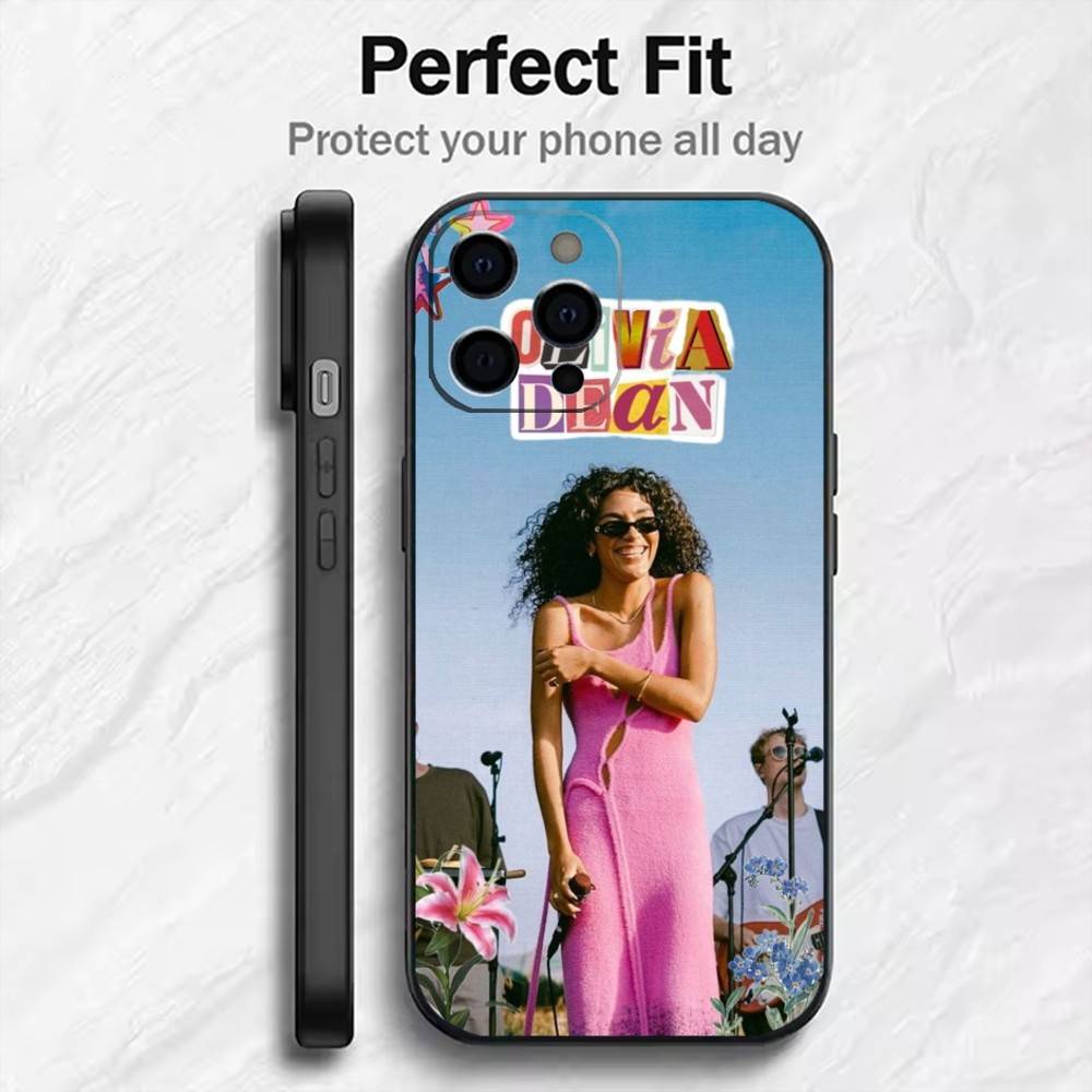 

SINGER O-Olivia D-Dean Phone Case For iPhone17,16,15,14,13,12 Plus,Max Soft Silicone Black Cover iPhone16se4