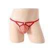 Sissy Lingerie Pánské Květinové Krajkové Průhledné T-Back Tanga Nízký Pas G-String Výřez Mini Kapsička Kalhotky Crossdressing Spodní Prádlo