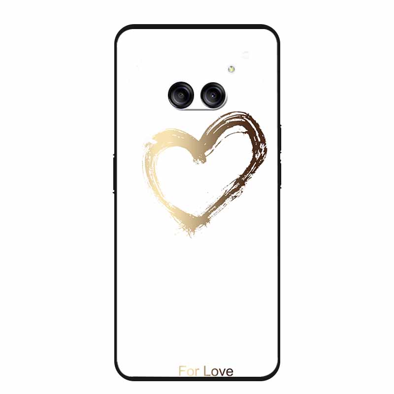 For Nothing Phone 2A Case Luxury TPU Soft Silicone Back Cover Phone Cases for Nothing Phone2A 5G A142 Shockproof Cute Love Capa