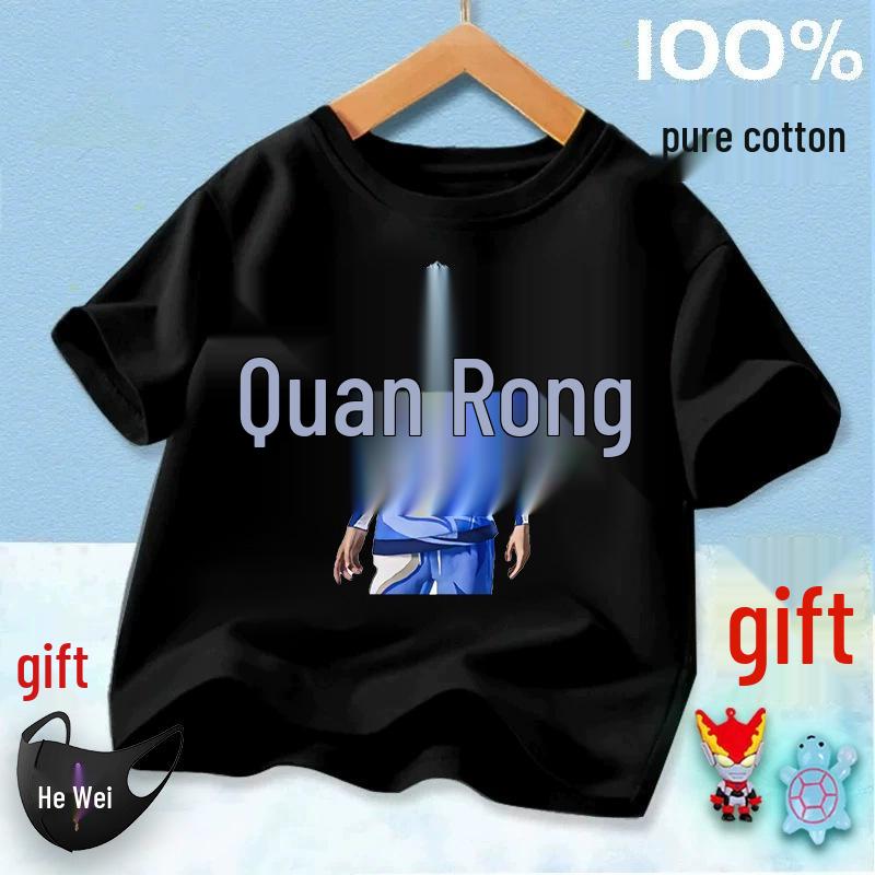 2026 Summer Unisex Pure Cotton T-shirt - Peacekeeper Game-Inspired Celebrity Style 150: 55-70 jin