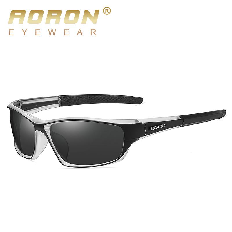 Fashionable Polarized Windproof Cycling Sunglasses for Men - Colorful Outdoor Sports Eyewear