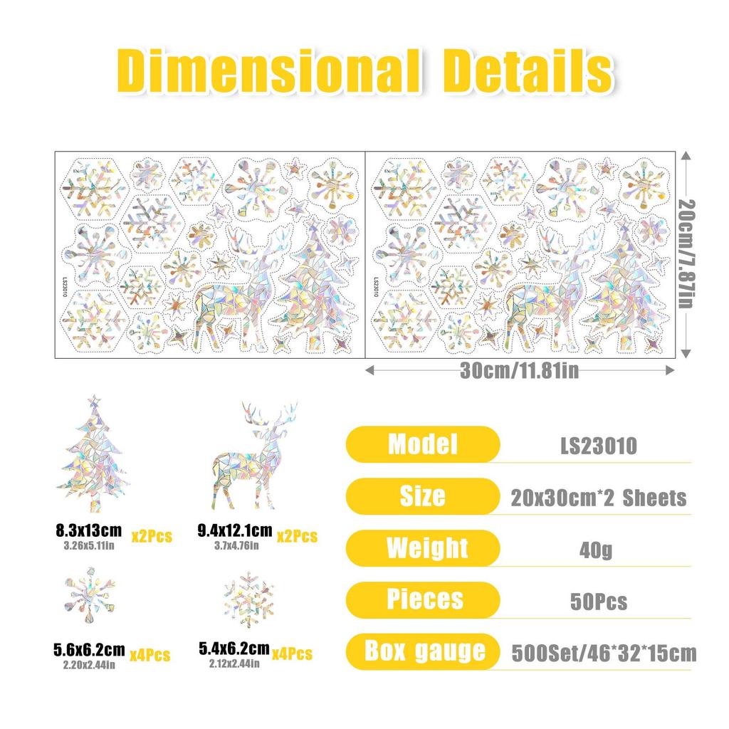 Colorful Rainbow Prism Butterfly Window Cling: Electrostatic Glass Decor & Sun Catcher