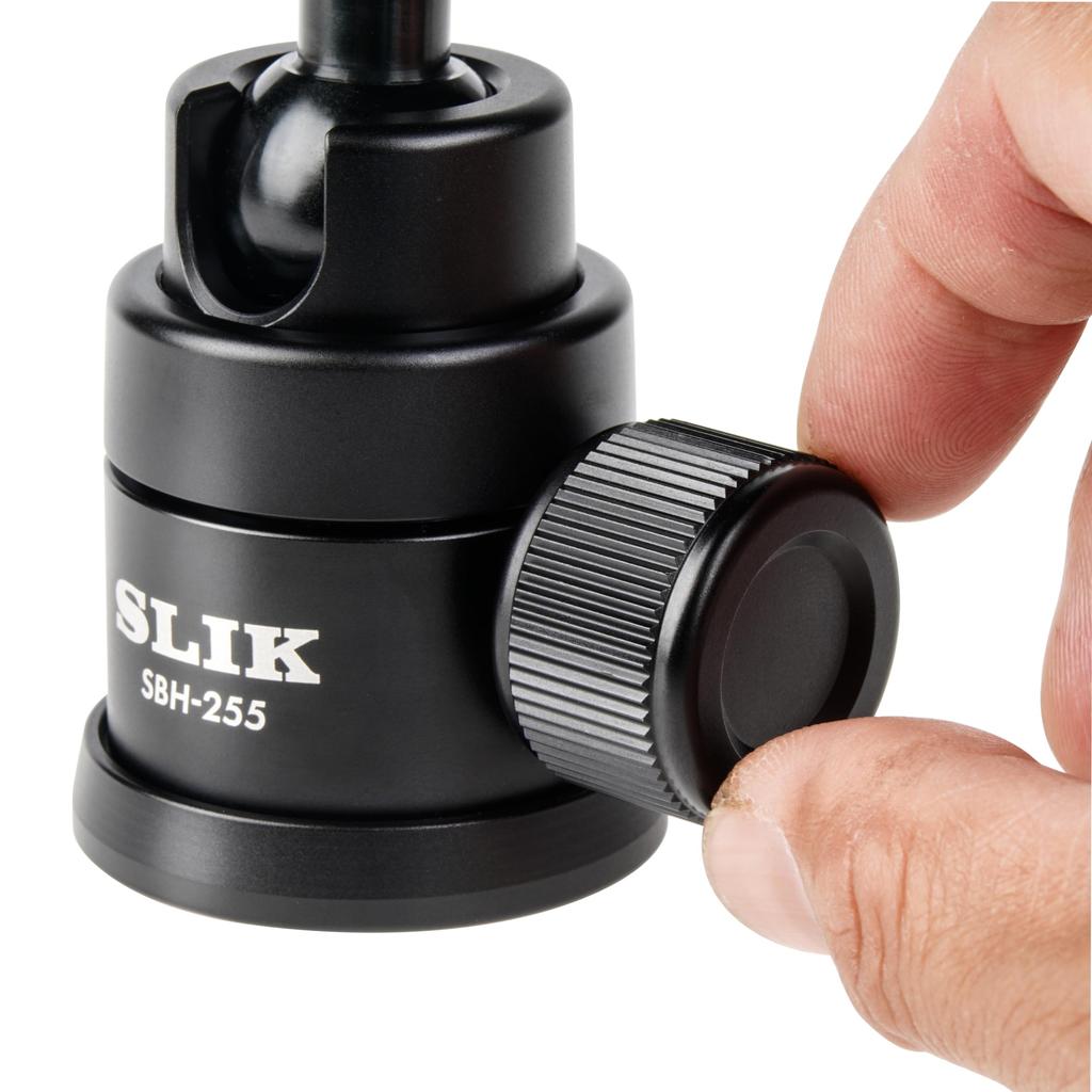 SLIK DM Ball Direct Mount Maximum Load Capacity Product 206928 SBH-255 Head, Type, 5kg, Aluminum, Black, Number