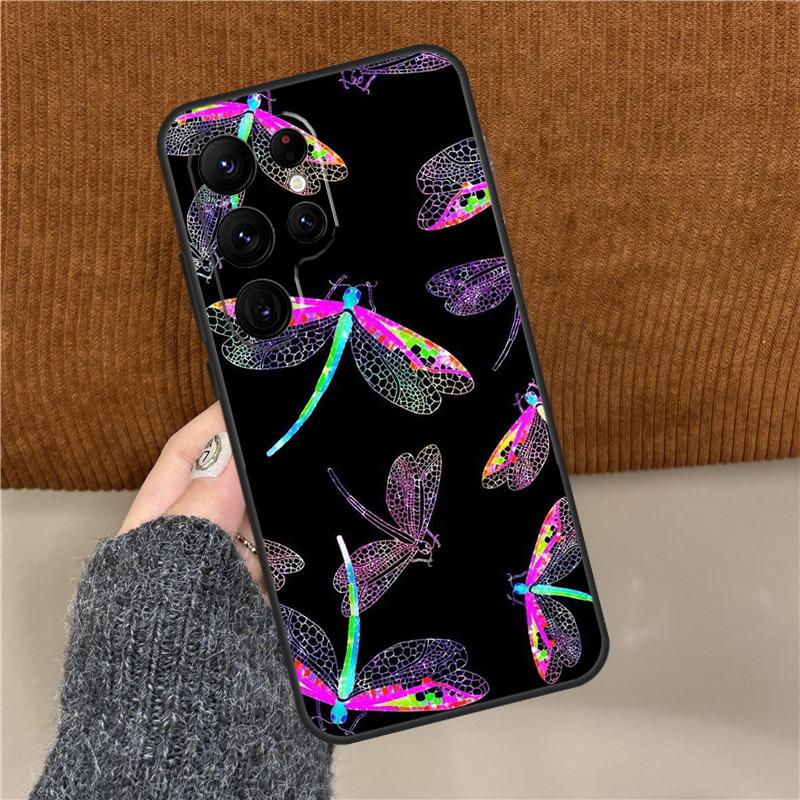 Dragonfly Phone Case For Samsung Galaxy S25 Ultra S9 S10 S20 FE S21 S22 S23 Plus S24 Ultra Back Cover