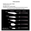 5-Piece Art Palette Knife & Scraper Set