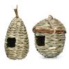 Birds Nest Outdoor Hand-Weaved Decorative Bird House Bird Cage Shelter Weaved Hanging Parrot Nest Creative Handmade Bird Cage