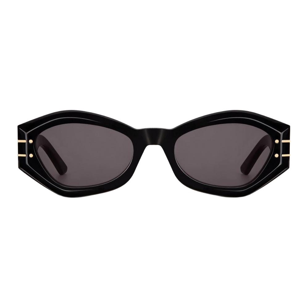 Dior Signature B1U Oval Sunglasses Unisex Sunglasses Black DSGTB1UXR-10A0