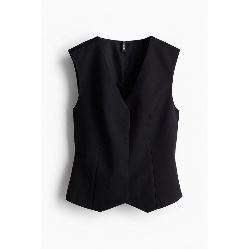 

HM Женский жилет Летний Формальный Простой Стиль Костюм Повседневный Модный Жилет Жилет 1225488 Black 155/80