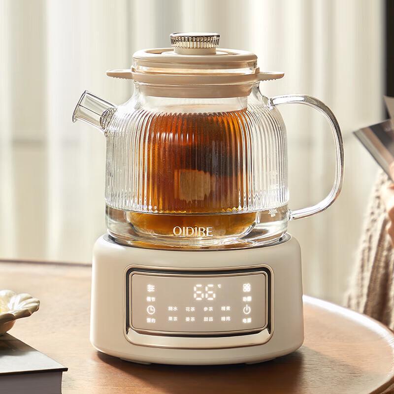 OIDIRE Smart Multifunctional Tea Kettle with Glass Stew Pot CN plug (adapter included)