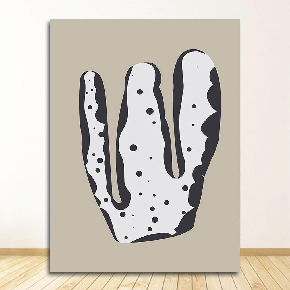 Print Wall Art Pictures Living Room Home Decor Abstract Scandinavia Trendy Boho Beige Colors Minimalist Canvas Painting