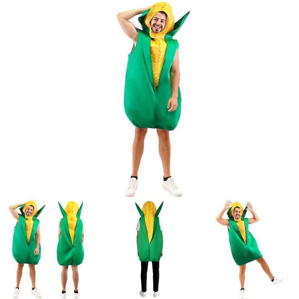 Halloweenowy Kostium Warzywny Kukurydza Na Scenę Z Poliestru Odpowiedni Do Cosplayu I Imprezy
