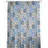 Ethnisch Blumenfliesenmuster Fensterbehandlung Tüll Moderne Transparente Vorhänge für Küche Wohnzimmer Schlafzimmer Vorhänge Dekoration
