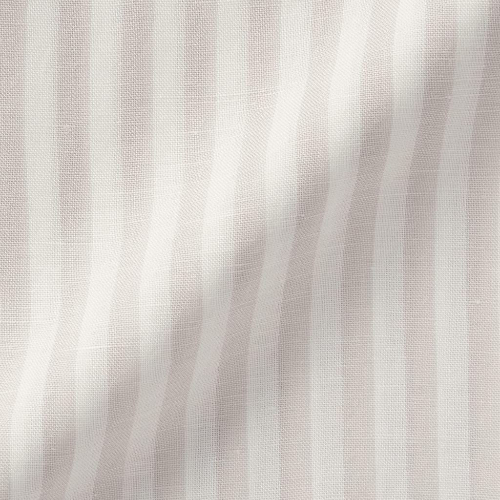 MUJI Natural Lyocell Linen Pajamas FDB06A3S Light Gray Stripe M Cool-to-the-touch Short-sleeve Women's