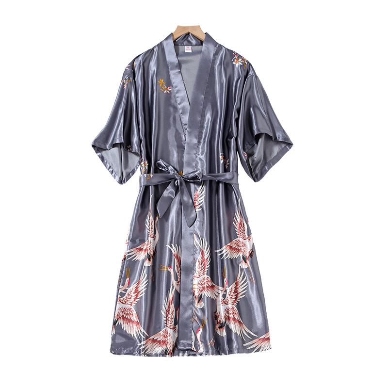 Women's Imitation Silk Bridal & Bridesmaid Robe - Plus Size, Perfect for Wedding Party or Best Friend Gift