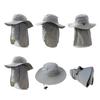 Unisex Visor Hats Fishing Sun Protector Cap UV Protection Face Neck Cover Outdoor Sport Hiking Fishing Hats Outdoor Climbing Bucket Hat Quick Drying