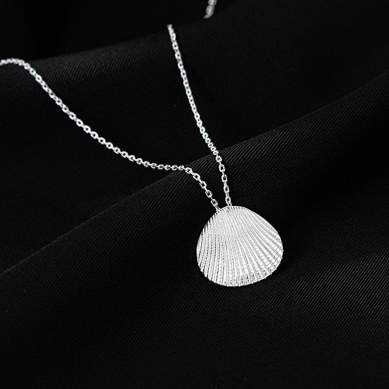 Banyan Tree S925 Silver Summer Shell Necklace for Women - High-End Designer Jewelry