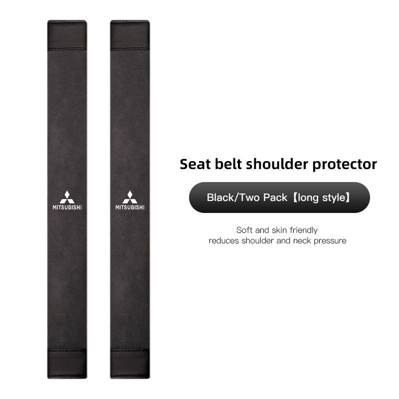 

Car Seat Belt Cover Shoulder Pad Shoulder Protector Auto Accessories For Mitsubishi Lancer Ralliart ASX Mirage Pajero Xpander Ex