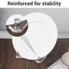 Acrylic Easels Plate Display Stands Picture Frame Stand Holders Decorative Frame Holders for Frame,Book,Card and Plaque
