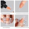 Nail Art Clear Form Shaping Clips: Pressure-Free Extension Gel Tools