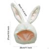 Bunny Ears Present Props Gift Headdress Head Warmer for Selfie Photography Cosplay Party Girls