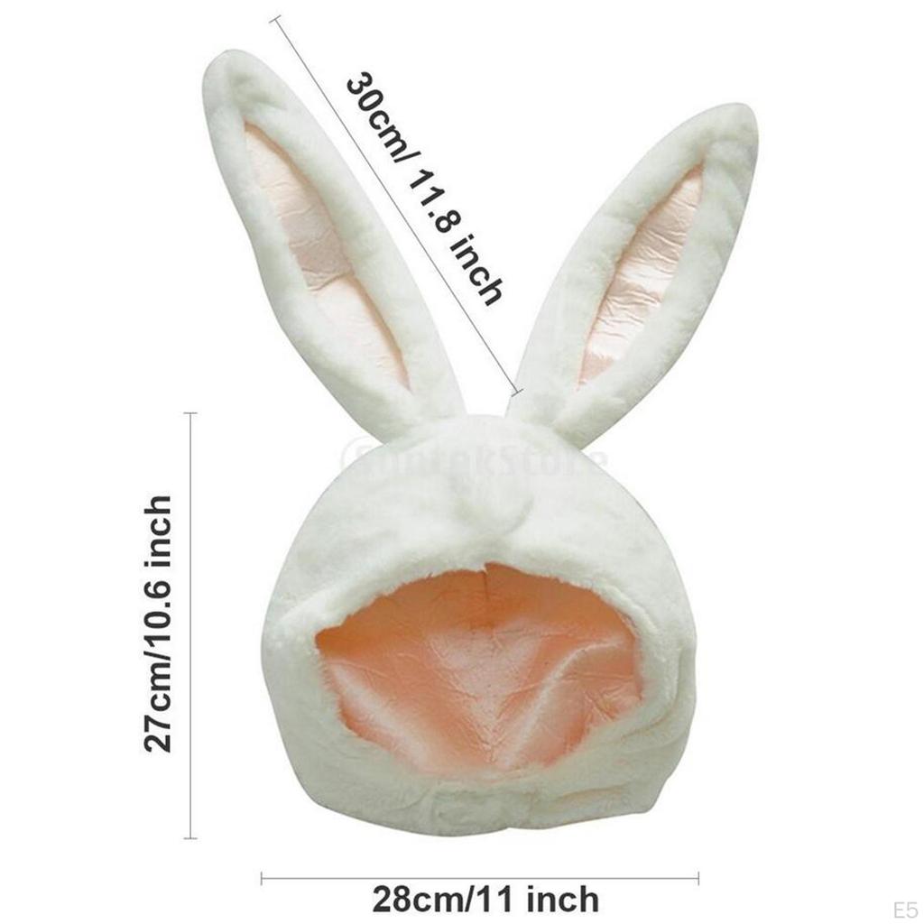 Bunny Ears Present Props Gift Headdress Head Warmer for Selfie Photography Cosplay Party Girls