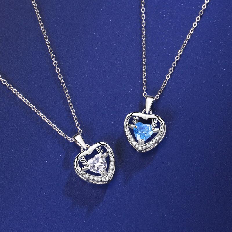 Necklace women have your deer pendant with diamonds hollowed out niche design sense to send girlfriend accessories