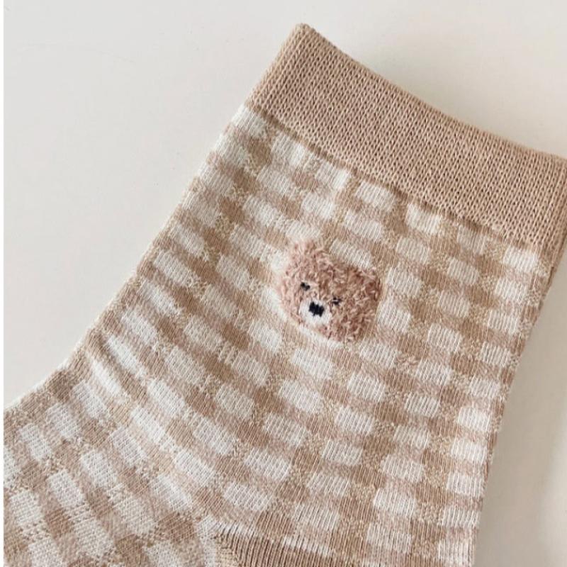 Shop   Women S Bear Detail Mid Calf SockS wdmS wSo tS13681409 3 Pack