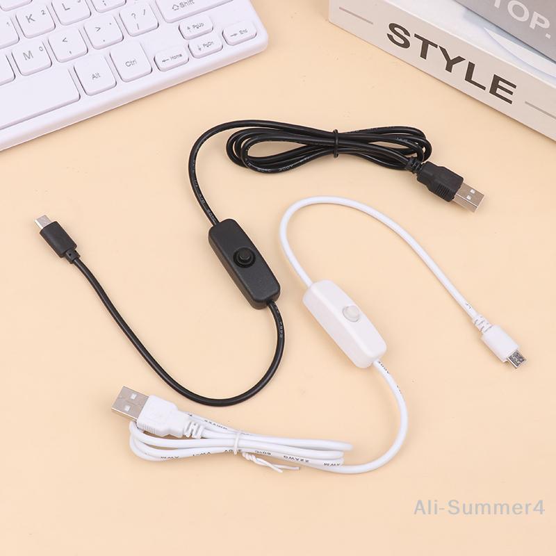 USB Type-C Extension Cable With On Off Switch USB To Type C Extension Cable For USB Lamp USB Fan LED Strip Lamp Bulb Light