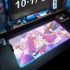 elysia Mouse Pad RGB Gaming Mousepad Big LED Pad PC Desk Mat Luminous Mouse Pad Large Keyboard Mats Table Rug With Backlit