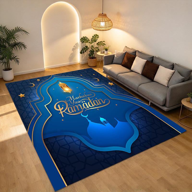 Ramadan Greetings Living Room Nonslip Area Rug Soft Carpet For Bedroom Game Playroom Sofa Office Home Decor Doormat Christmas Gift C9302533