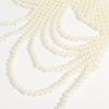 Vintage Multi Layer Pearl Body Chain For Women Heavy Duty Beaded Woven Exaggerated Retro Neck Jewelry