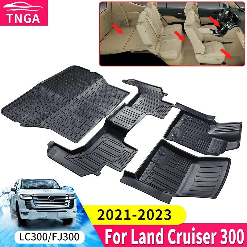 

Для Toyota Land Cruiser 300 Lc300 FJ300 коврик для ног, аксессуары для украшения интерьера, улучшенный материал автомобильных ковриков, водонепроницаемый ковер