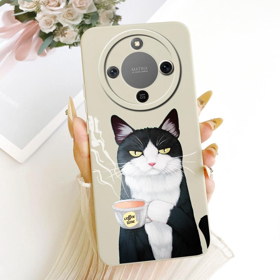 For Honor Magic 8 Lite Case Honor X9d MTN-NX1 Cute Dog Panda Cartoon Cover Silicone Case For Honor X70 X 70 HonorX9d Soft Fundas