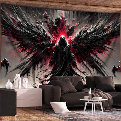 Dark Art Tapestry Gothic Wings Bedroom Living Room Gaming Room Wall Decor Backdrop Room Accent