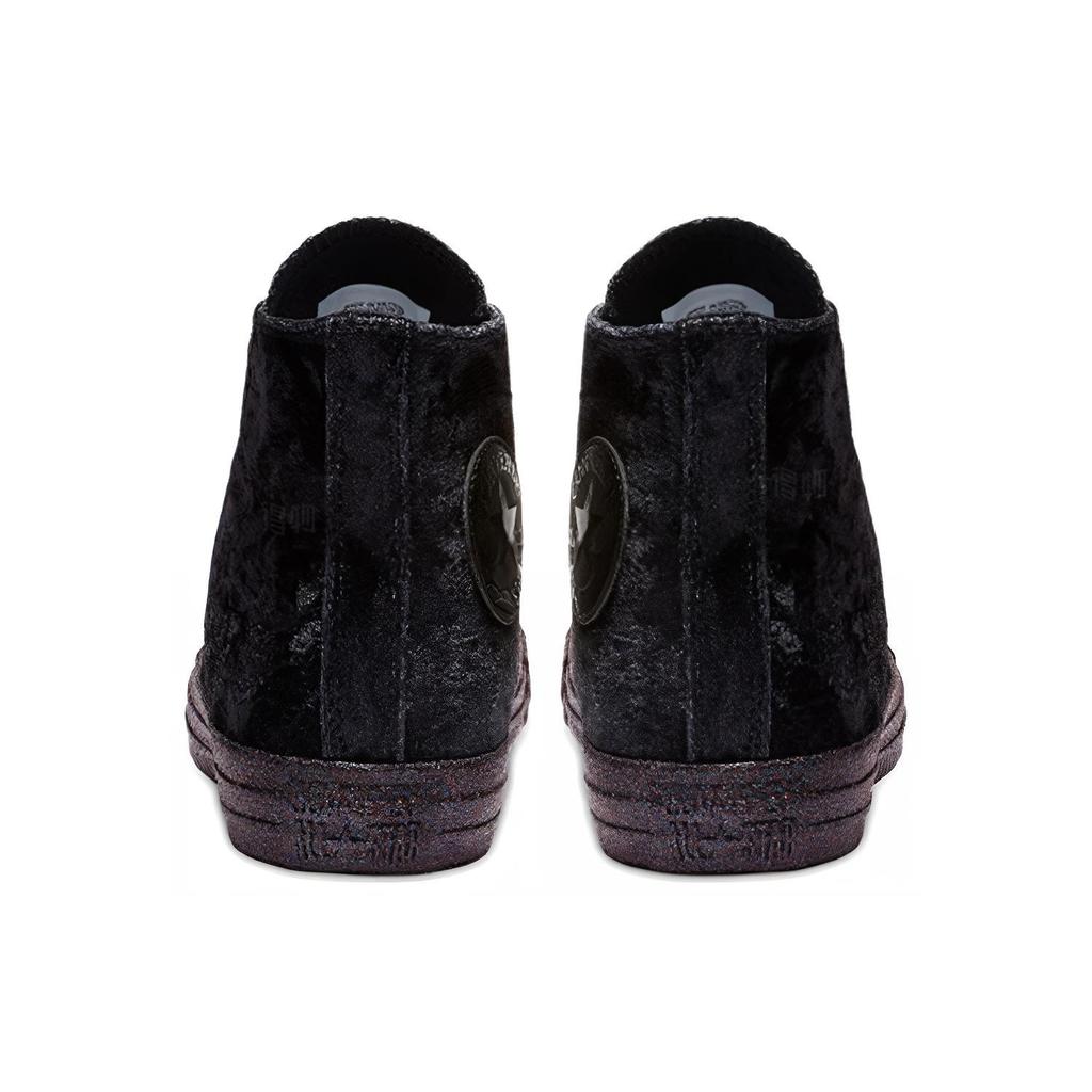Chuck Taylor All Star Miley Cyrus X Chuck Taylor All Star Wmns Converse Hi Black Silver Womens 563723C