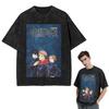 T-shirt Streetwear Megumi Besto Friendo Jujutsu Kaisen Sukuna Anime T-shirt Lavata Manica Corta T-shirt Hip Hop Top T-shirt