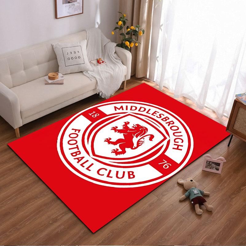 Middlesbrough Football Club Logo Suitable As a Non-slip Mat for the Living Room or Bedroom Sofa