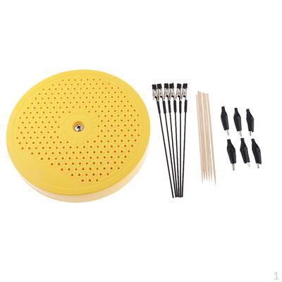 Painting Stand Holder Base Model Rotary Table Clips And Yellow