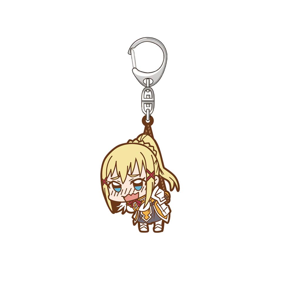 KonoSuba Aqua Megumin Darkness Official Acrylic Keychain Bag pendant Bag Charm anime goods Anime Toy Fans Charm Gift cute Kawaii
