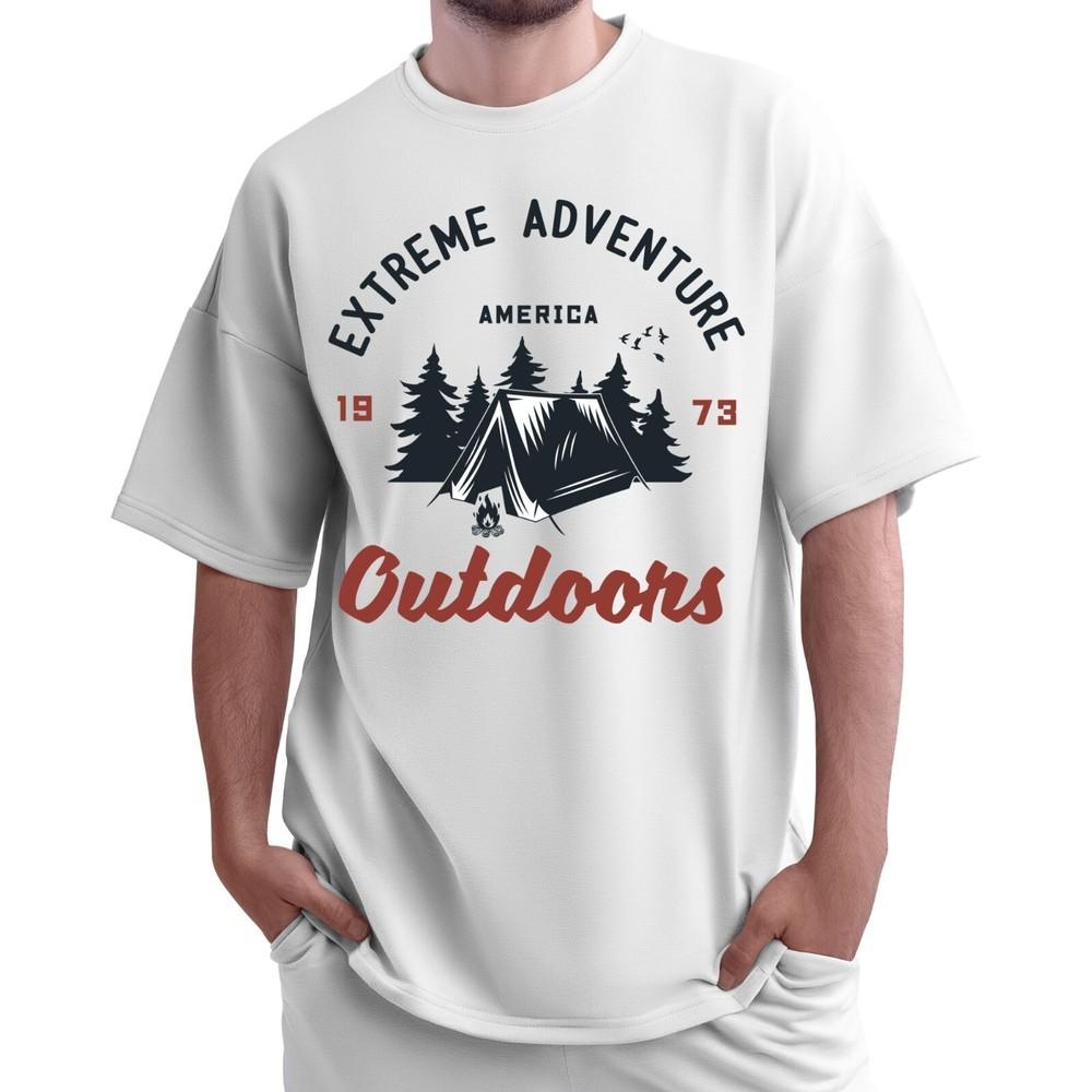 

Extreme Adventure Outdoors T-shirt Men s Women s Tops Tees – Funny Hiking Graphic Tee | Unisex Shirt 2XL
