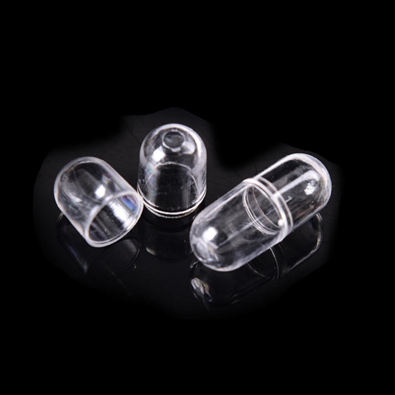 20Pcs Empty Gelatin 0# Capsules Transparent Clear Color Gel Caps Vogue
