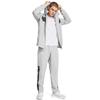 Under Armour Logo Print Elastic Waist Straight Leg Casual Pants Men Pants Gray 1352031-013
