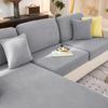 Polar Fleece Sofa Cover Jacquard Stretch Sofa Cushion Seat Cover Spandex L-shaped Corner Seaction Cover Living Room Anti-dust
